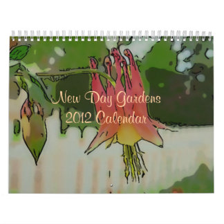 New Day Gardens 2012 Calendar- Watercolor Style Calendar