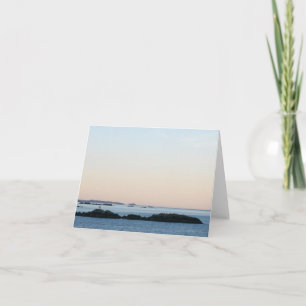 New Day Gardens Notecard- Peaceful Alaskan Sunrise Card