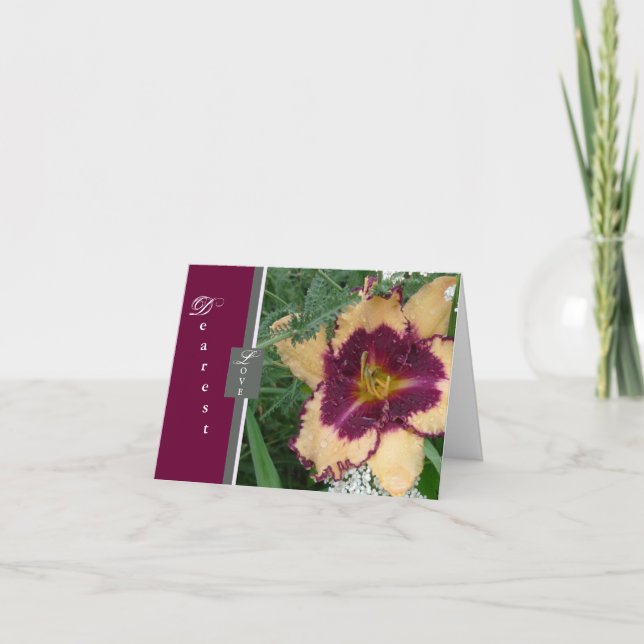 New Day Gardens Valentine- More Than Daylilies Holiday Card (Front)