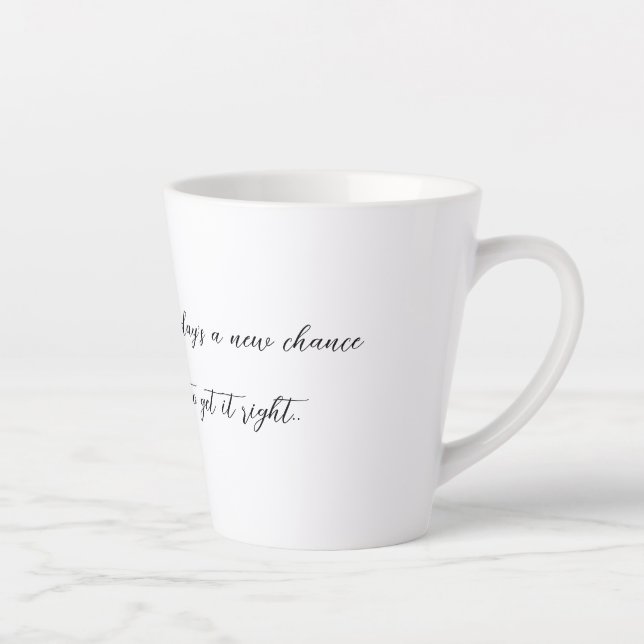 New Day Latte Mug (Right)