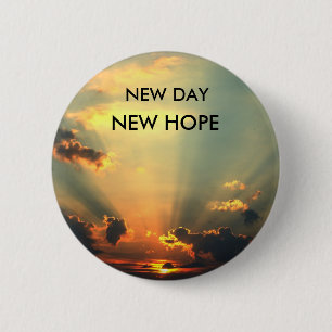 NEW DAY, NEW HOPE Button