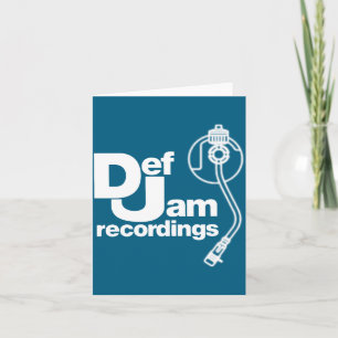 New Def Jam Recordings Logo Clic Rap Hip Hop Me Card