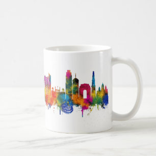 New Delhi India Skyline Coffee Mug