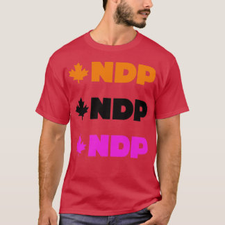 New Democratic Party NDP Sticker Pack Canada Polit T-Shirt