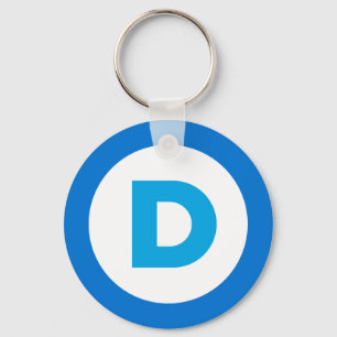 New Dems Logo Key Ring