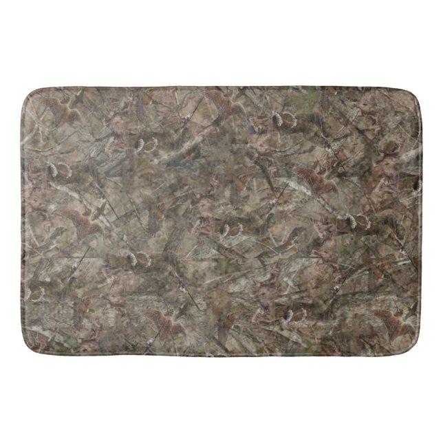 New design camouflage for the hunter  bath mat (Front)