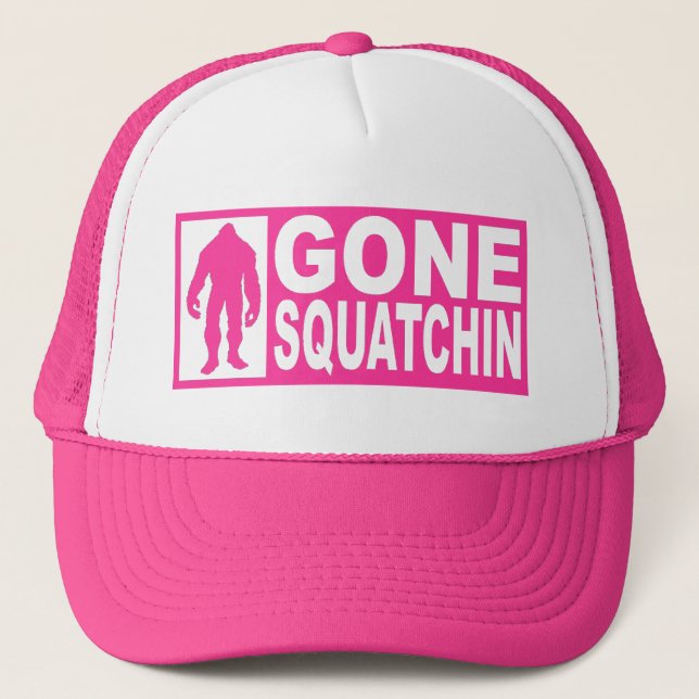 *NEW*DESIGN* GONE SQUATCHIN Hat - *BOBO*EDITION* (Front)