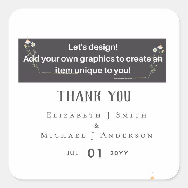 NEW! DESIGN OWN WEDDING LABELS - EASY TEMPLATE (Front)