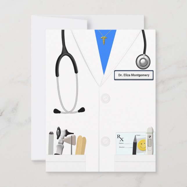New Doctor Medical Graduation Celebration Invitation (Front)
