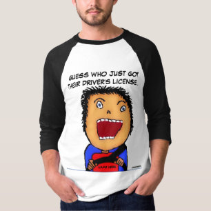 New Driver Cartoon T-Shirt