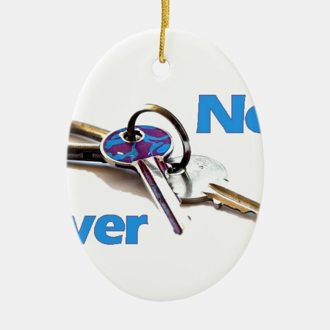 New Driver Ceramic Tree Decoration (Front)