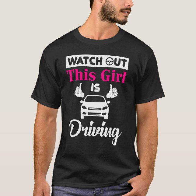 New Driver  Funny  For Teen Girls And Boys Student T-Shirt (Front)
