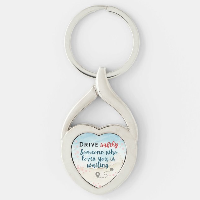 New Driver Gift | Best Present for New Driver Keyc Key Ring (Front)