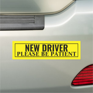 New Driver, Please be Patient - Safety Car Magnet