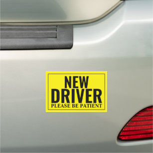 New Driver, Please be Patient - Safety Car Magnet