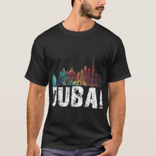 New Dubai Love Skyline Uni For Holidays In Dubai  T-Shirt