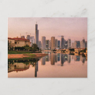 New Dubai Skyline Postcard