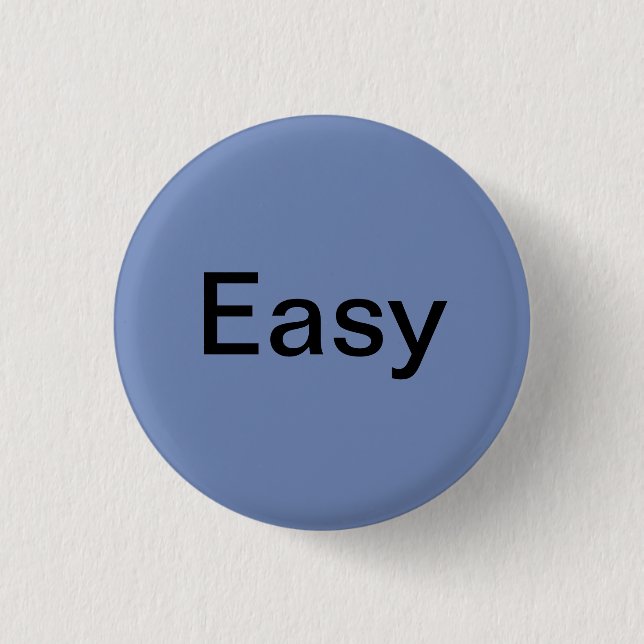 New Easy Crazy Cool Simple Style Funny One Life 3 Cm Round Badge (Front)