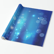 New Elegant Blue Light Swirl Pattern