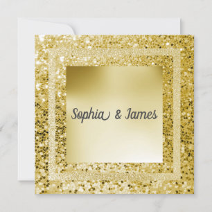 New Elegant Sparkle wedding invitation