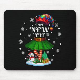 New Elf Squad Xmas Women Girls Mom Christmas Famil Mouse Mat
