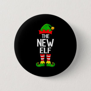 New Elf Xmas Matching Family Elf Squad Christmas  6 Cm Round Badge