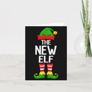 New Elf Xmas Matching Family Elf Squad Christmas  Card