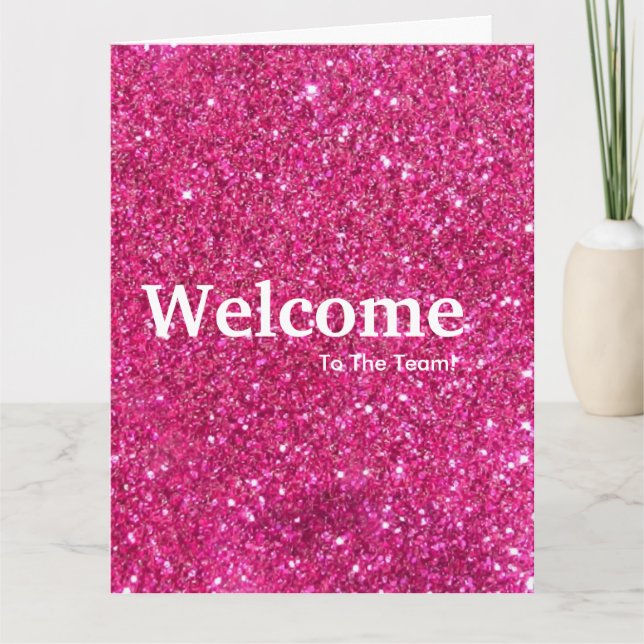 New Employee Welcome Card (Front)