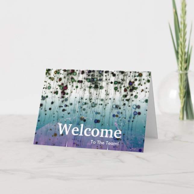 New Employee Welcome Card (Front)
