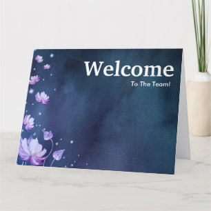 New Employee Welcome Card