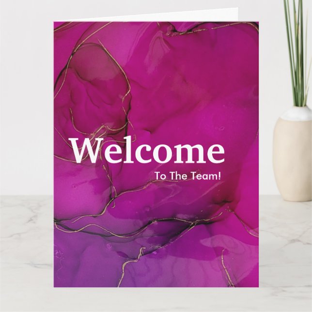 New Employee Welcome Card (Front)