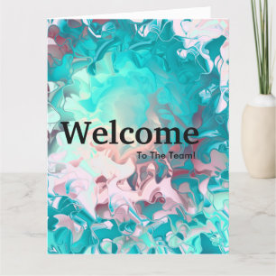 New Employee Welcome Watercolor Card