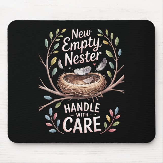 New Empty Nester Handle With Care, Empty Nest Dad  Mouse Mat (Front)