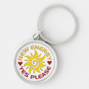 NEW ENERGY SUN KEY RING