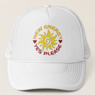 NEW ENERGY SUN TRUCKER HAT
