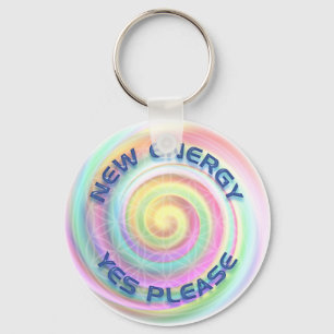 NEW ENERGY - YES PLEASE KEY RING