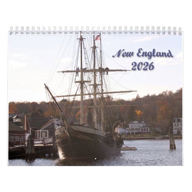 New England 2026 Calendar (Cover)