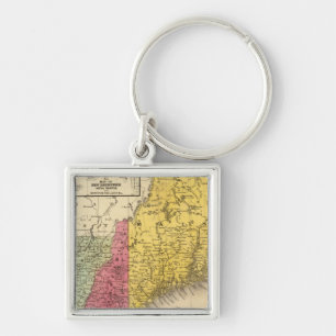 New England 3 Key Ring