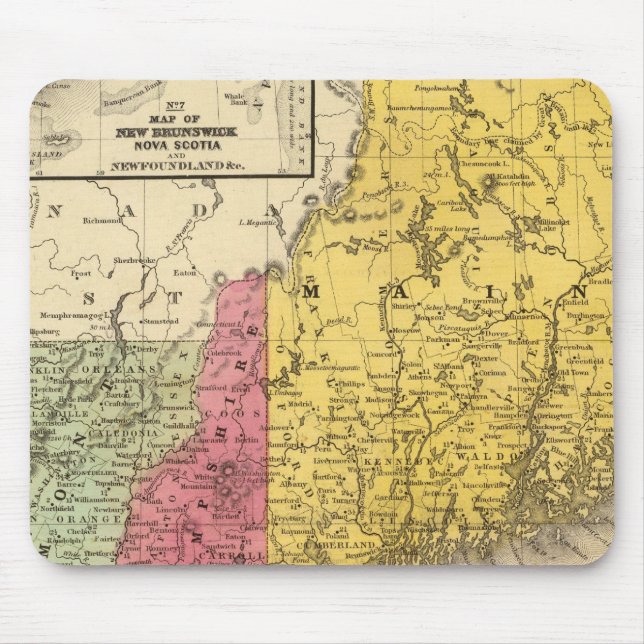 New England 3 Mouse Mat (Front)