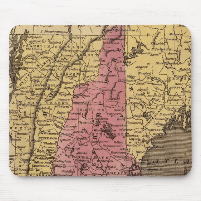 New England 4 Mouse Mat (Front)