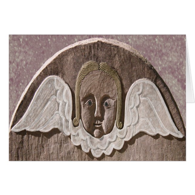 New England Angel Card (Purple) (Front Horizontal)