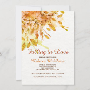 New England Autumn Invitation