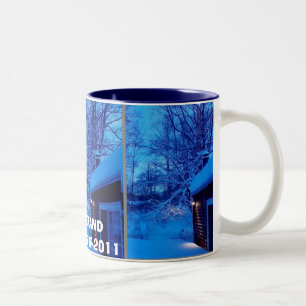 NEW ENGLAND BLIZZARDS OF 2011 Two-Tone COFFEE MUG