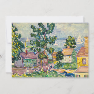 New England Coastal Village   Maurice Prendergast