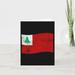 New England Continental Flag – American History Pa Card