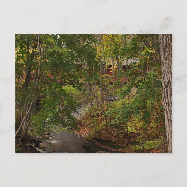 New England Covered Bridge Postcard (Front)