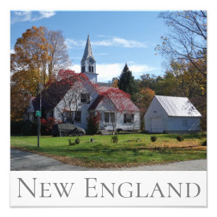 New England Fall Colours Photo Print