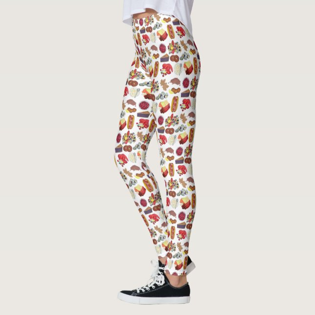 New England Foods Clambake Lobster Maple Candy Leggings (Left)