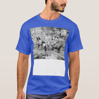 New England Granite Quarry 1908 Vintage Photo T-Shirt