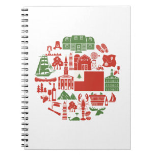 New England Icons Notebook